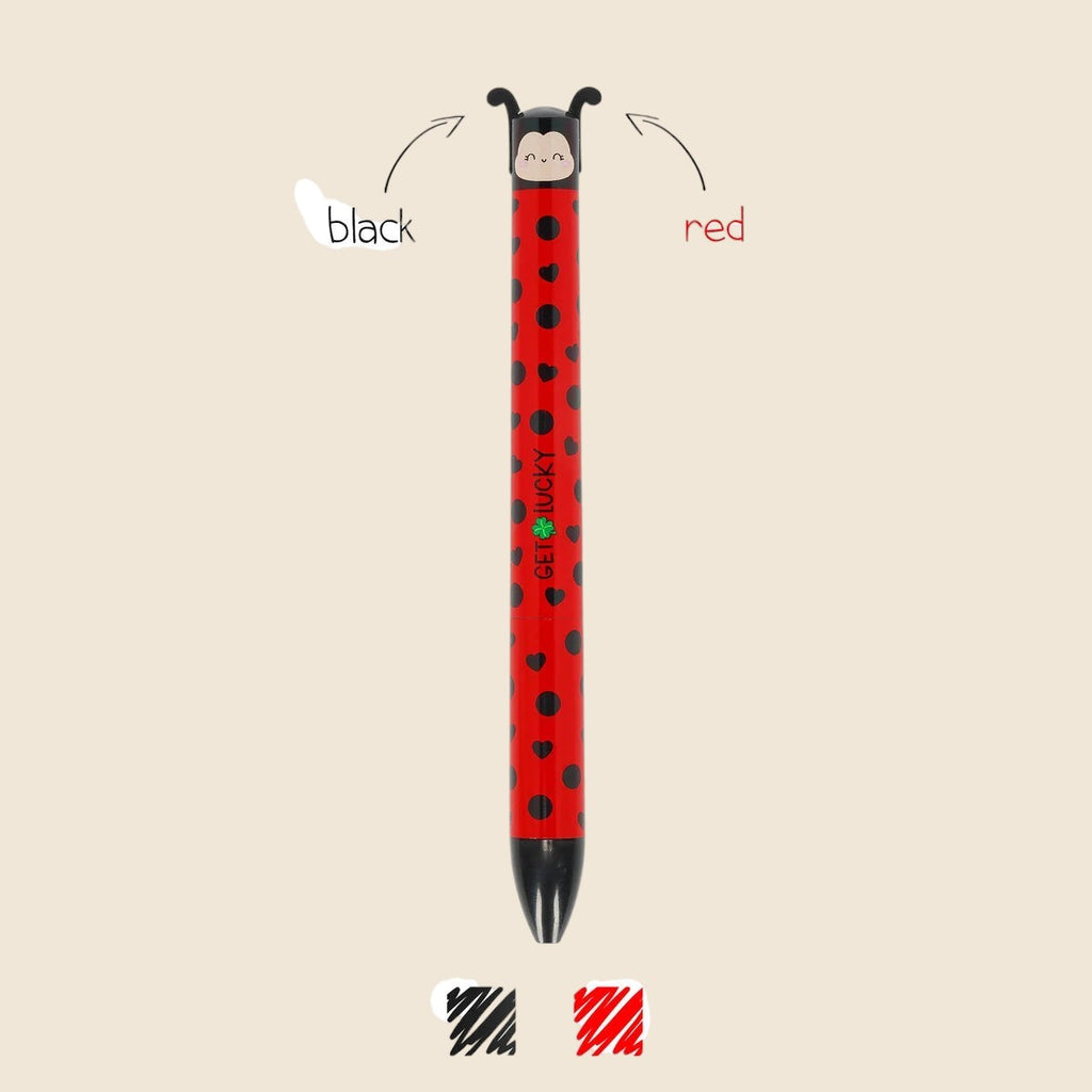 Penna a Sfera Due Colori Ladybug - Click&Clack Cartoleria