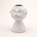Vaso busto uomo baffi Vasi & Portavasi