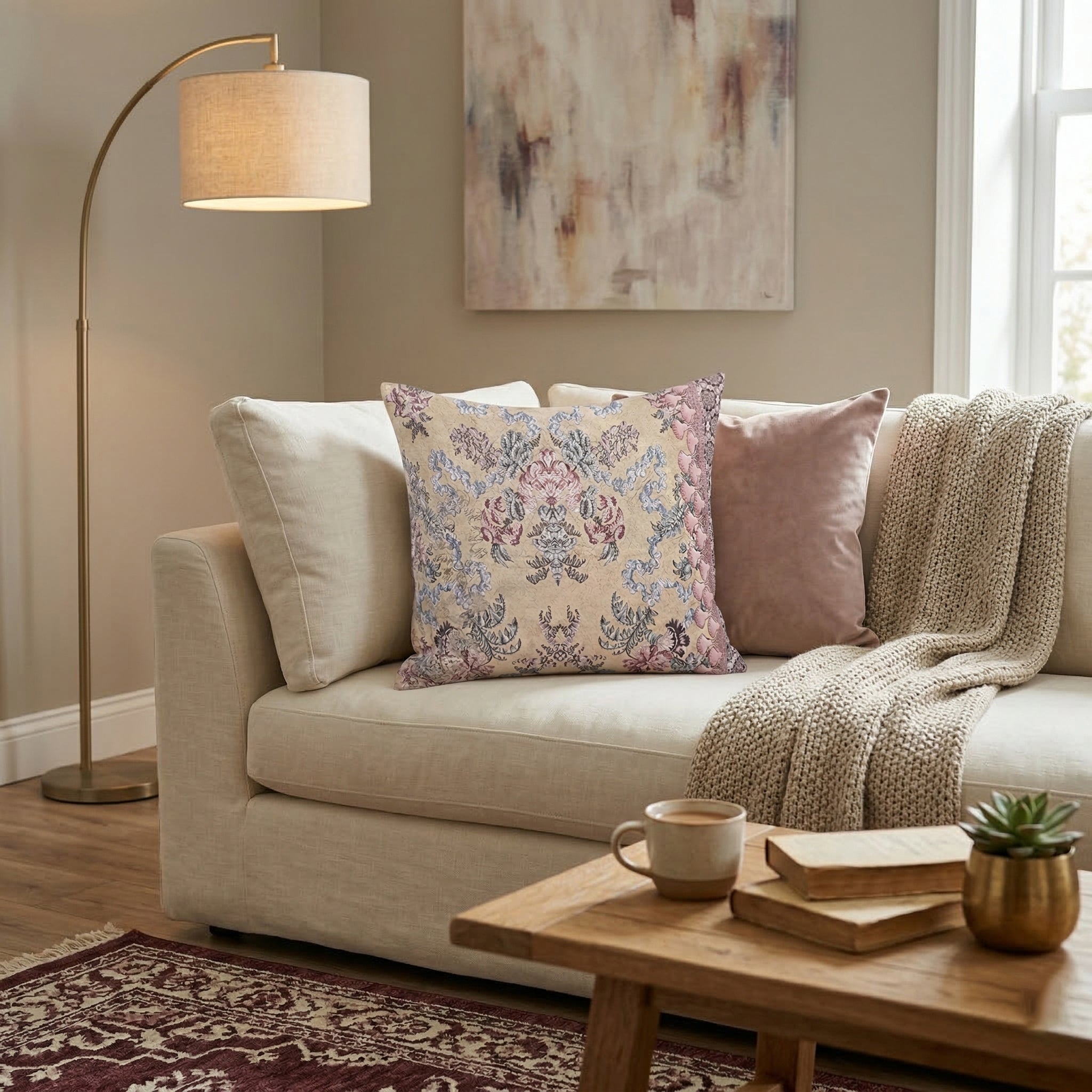 Cuscino stampato Vintage Chic