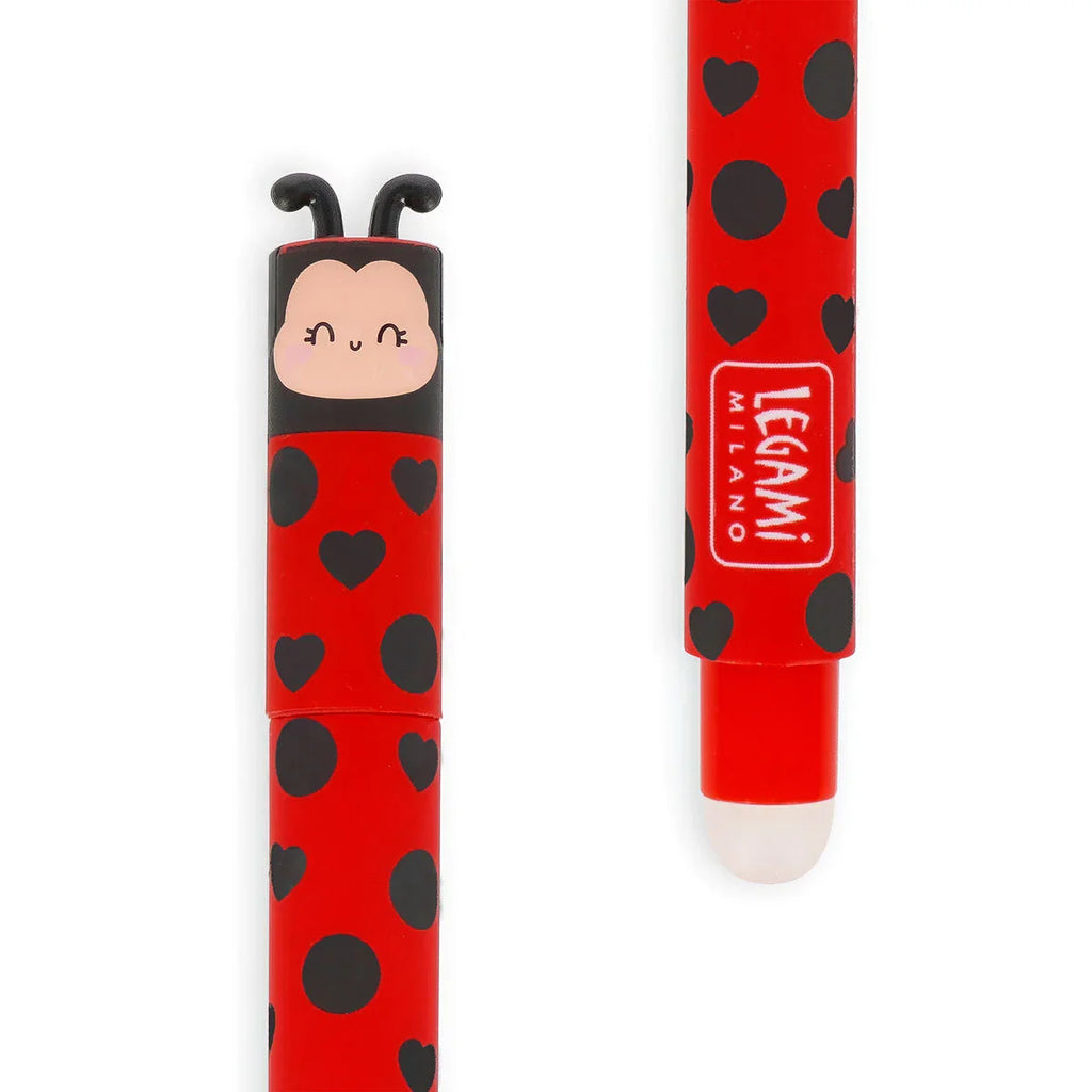 Penna Gel Cancellabile Ladybug ’Get Lucky’ - Erasable Pen Cartoleria