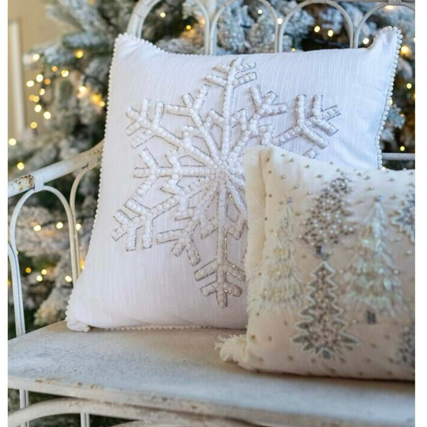 Cuscino ricamato Natale - LB HOME
