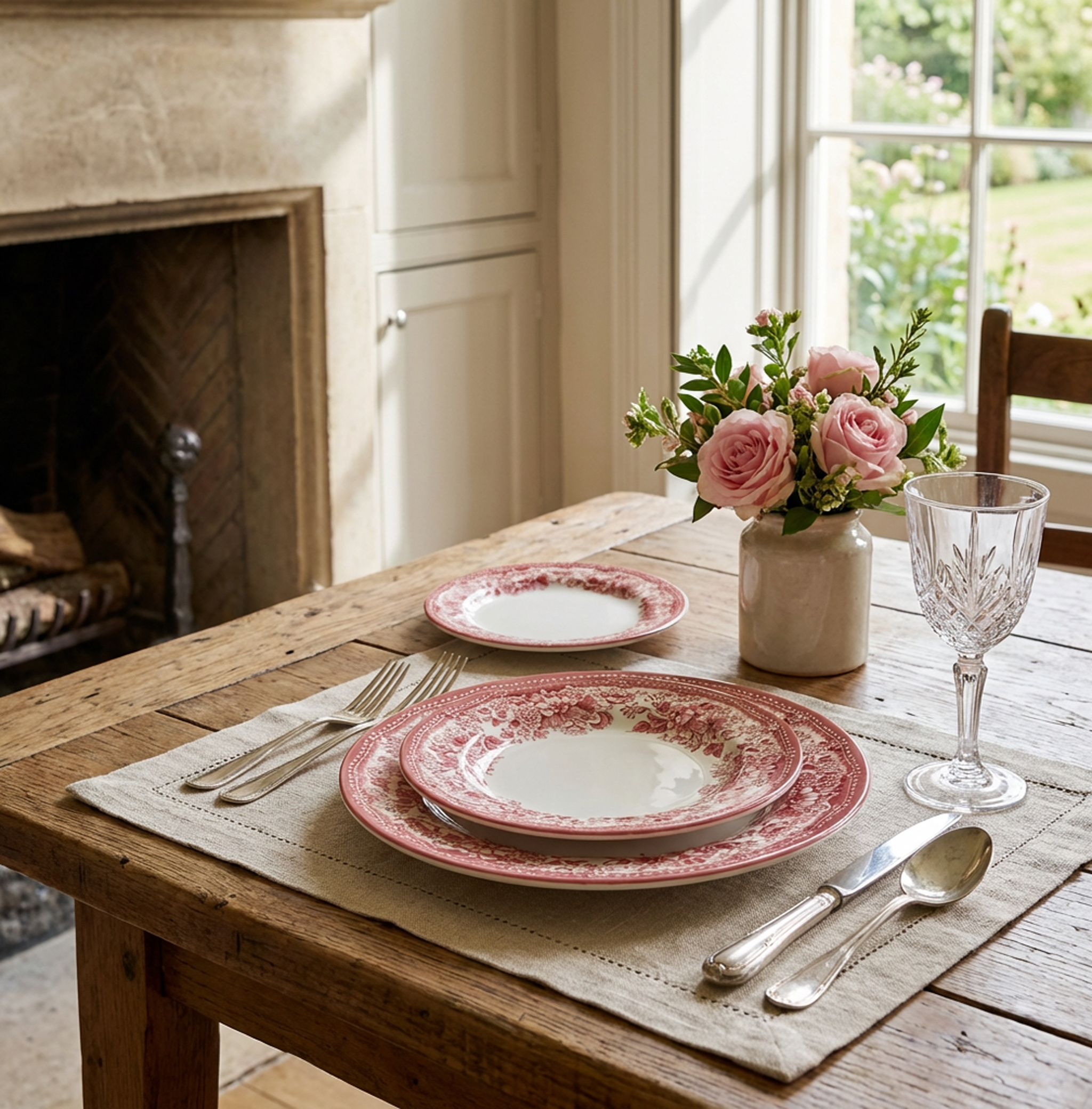 Set 1 posto tavola London Calling Rose