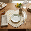 Tovaglietta cuore "Floret Full" giallo