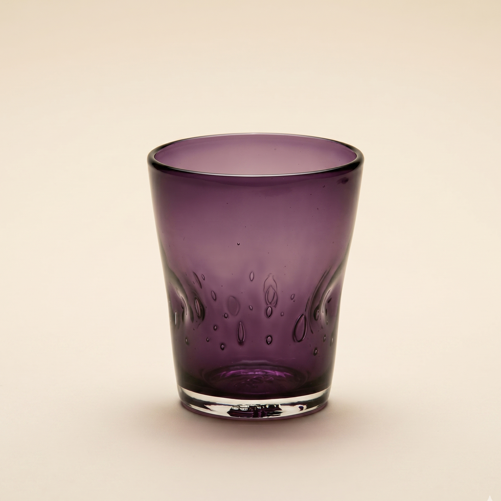 Bicchiere in vetro soffiato Memento Dune Glass Violet