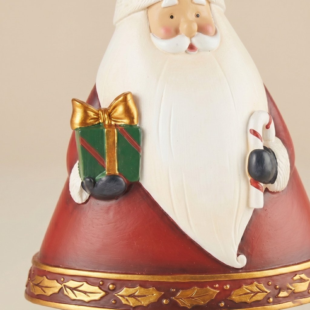 Babbo natale con led Allegria delle feste h.23cm