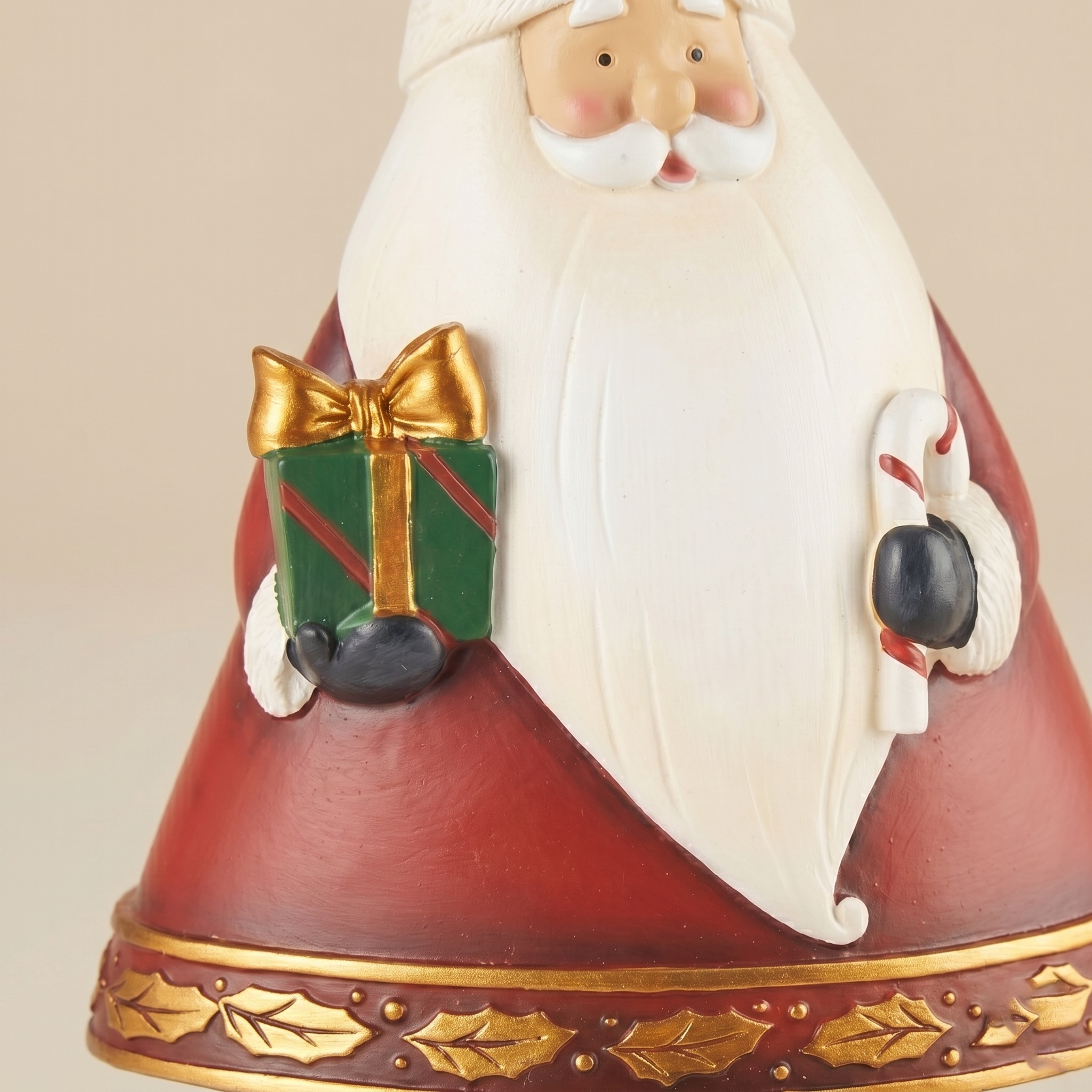 Babbo natale con led Allegria delle feste h.23cm