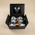 Set regalo Mickey Mouse 2 Mug Impilabili + 2 Tovagliette Colazione