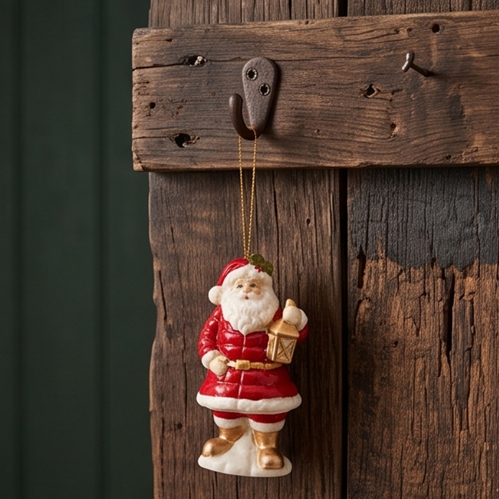 Babbo Natale da Appendere smaltato