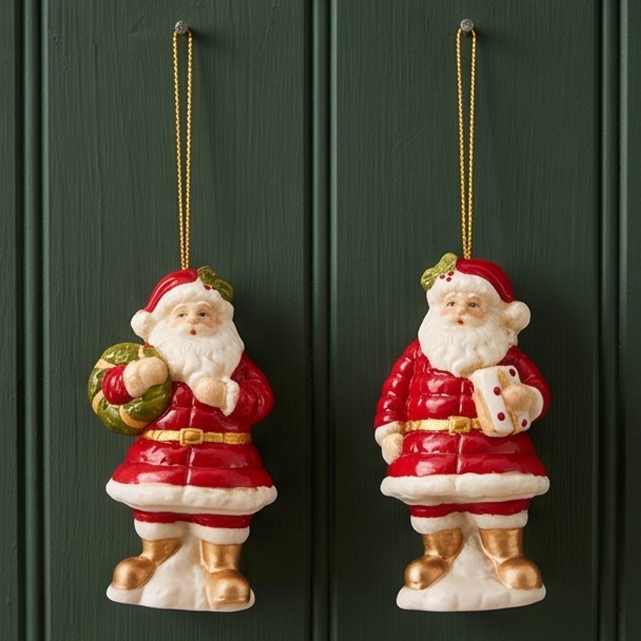 Babbo Natale da Appendere smaltato