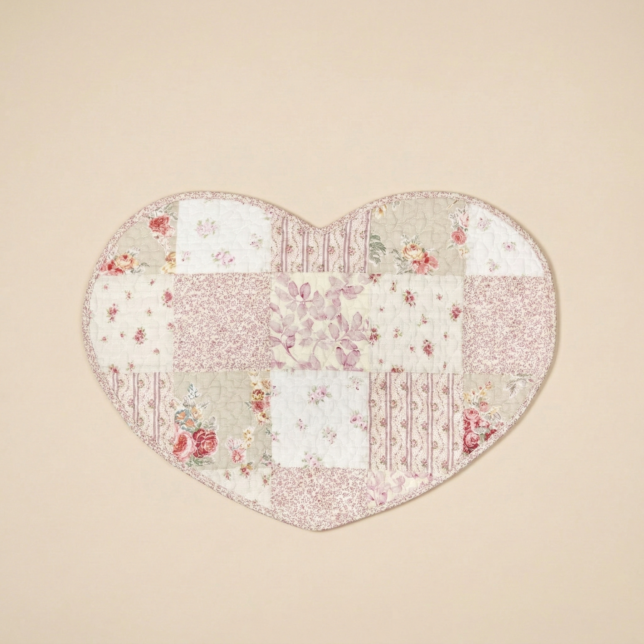 Tovaglietta cuore boutis patchwork