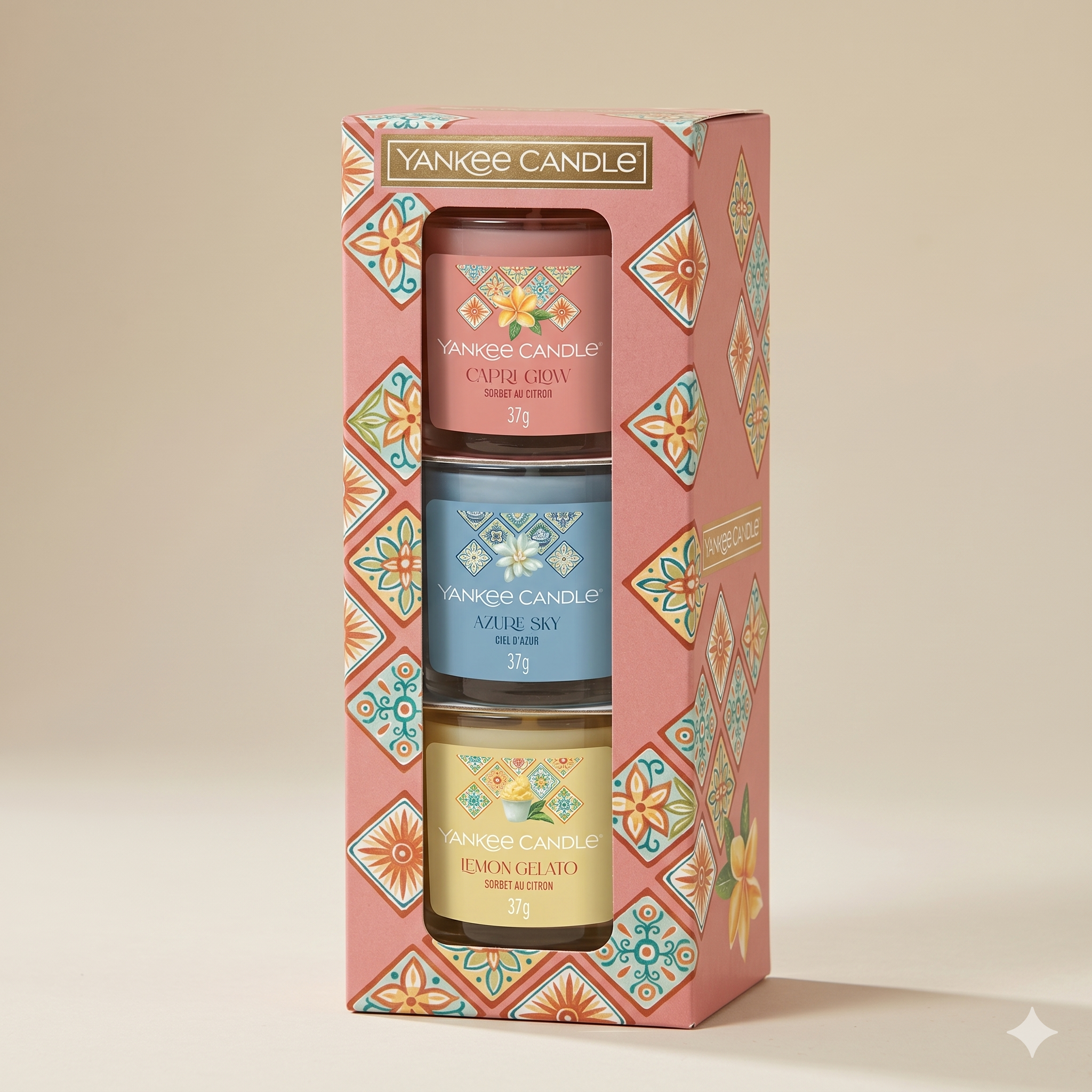 Yankee Candle set 3 mini candle Hello Italy