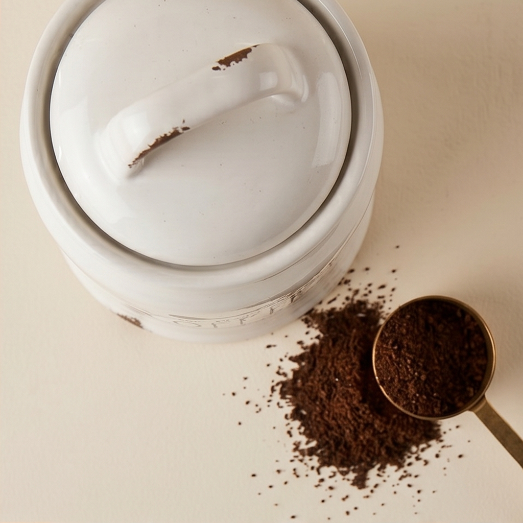 Barattolo Caffè in Ceramica Anticata
