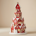 Villaggio Gingerbread con led