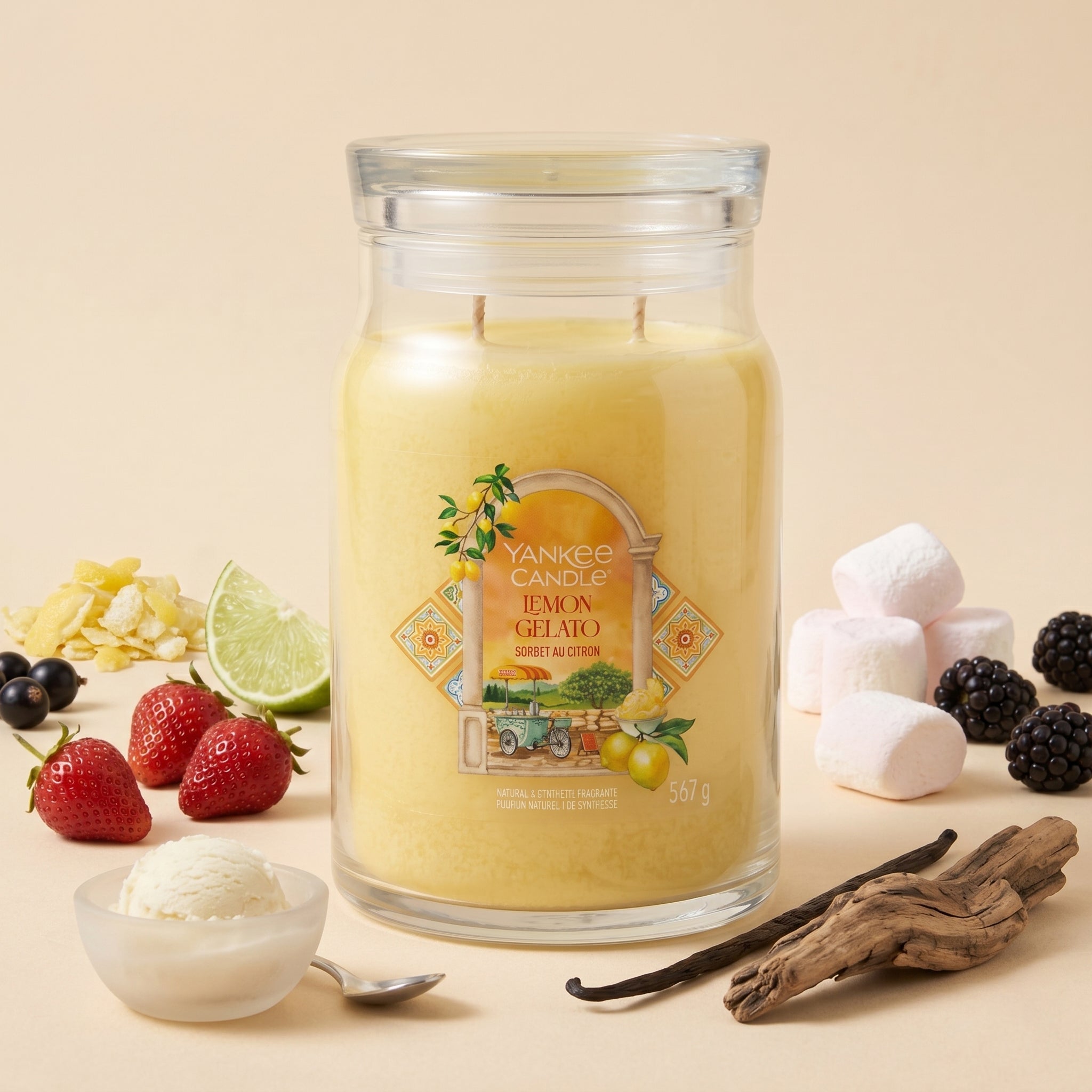 Yankee Candle Giara 567gr Lemon gelato