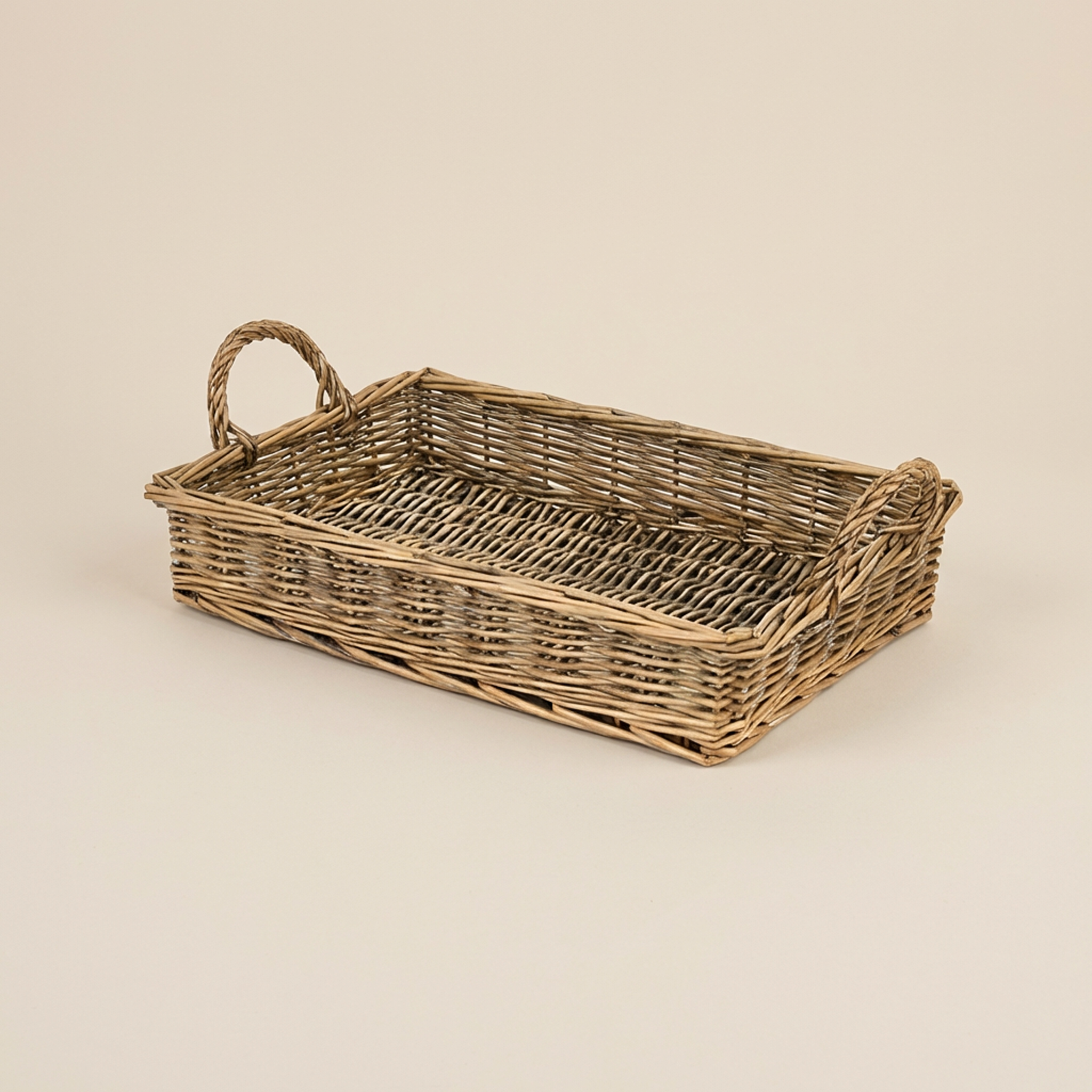 Cestino con manici in vimini 38cm