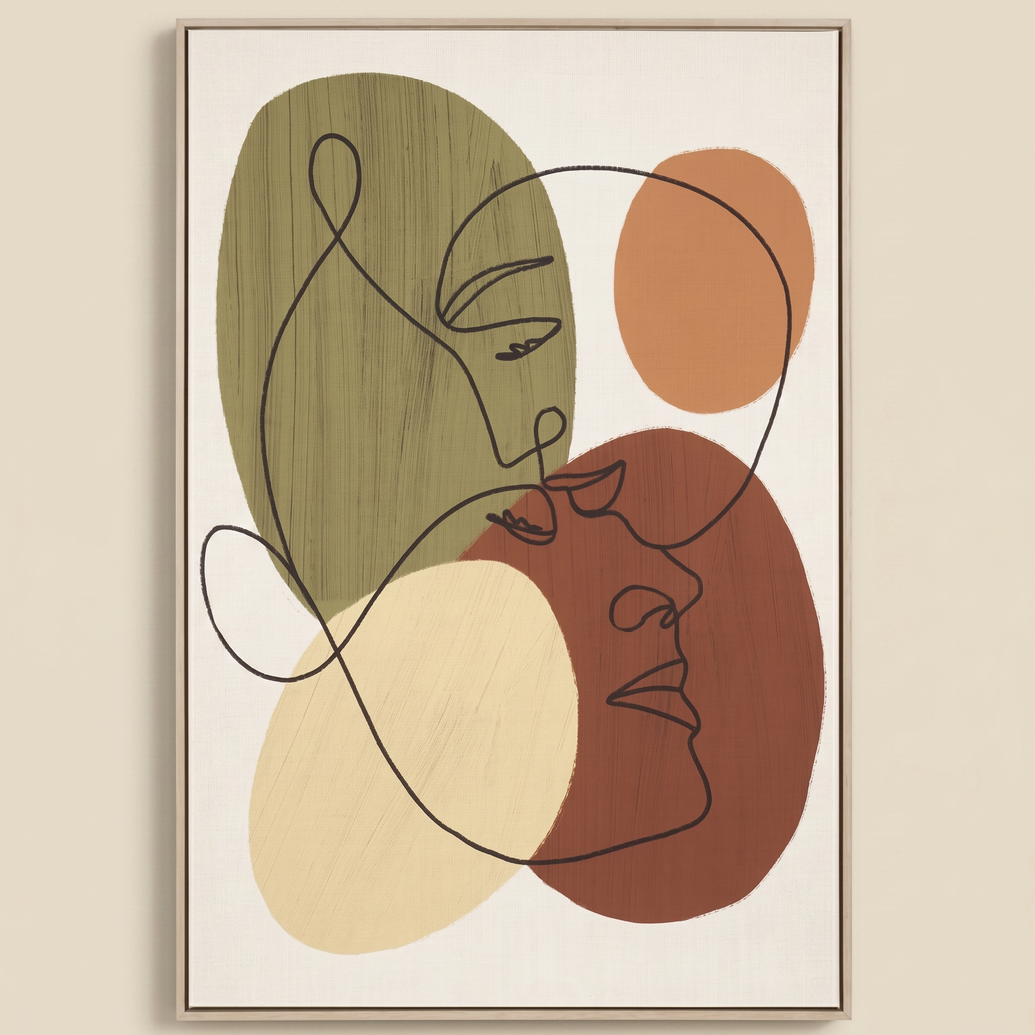 Quadro Decorativo Astratto facce