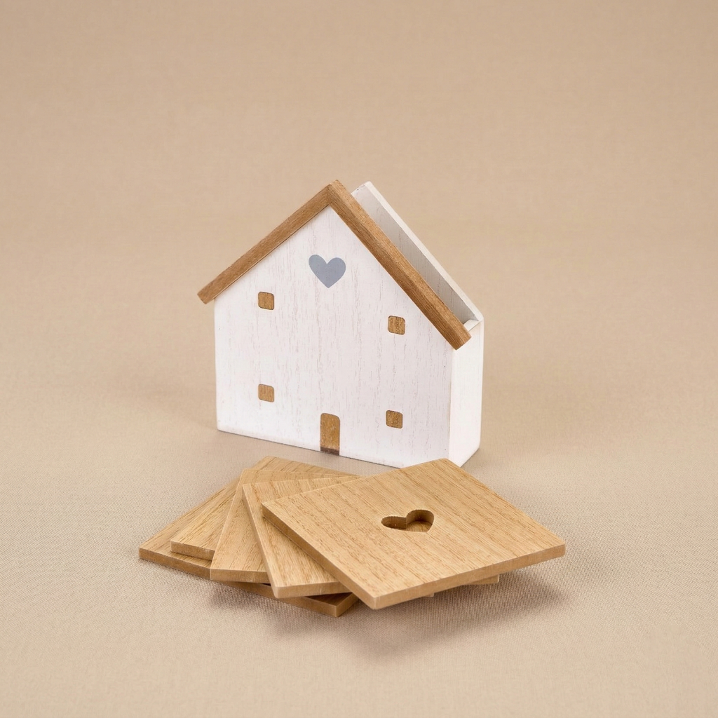 Sottobicchieri casette