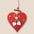 Decoro cuore rosso