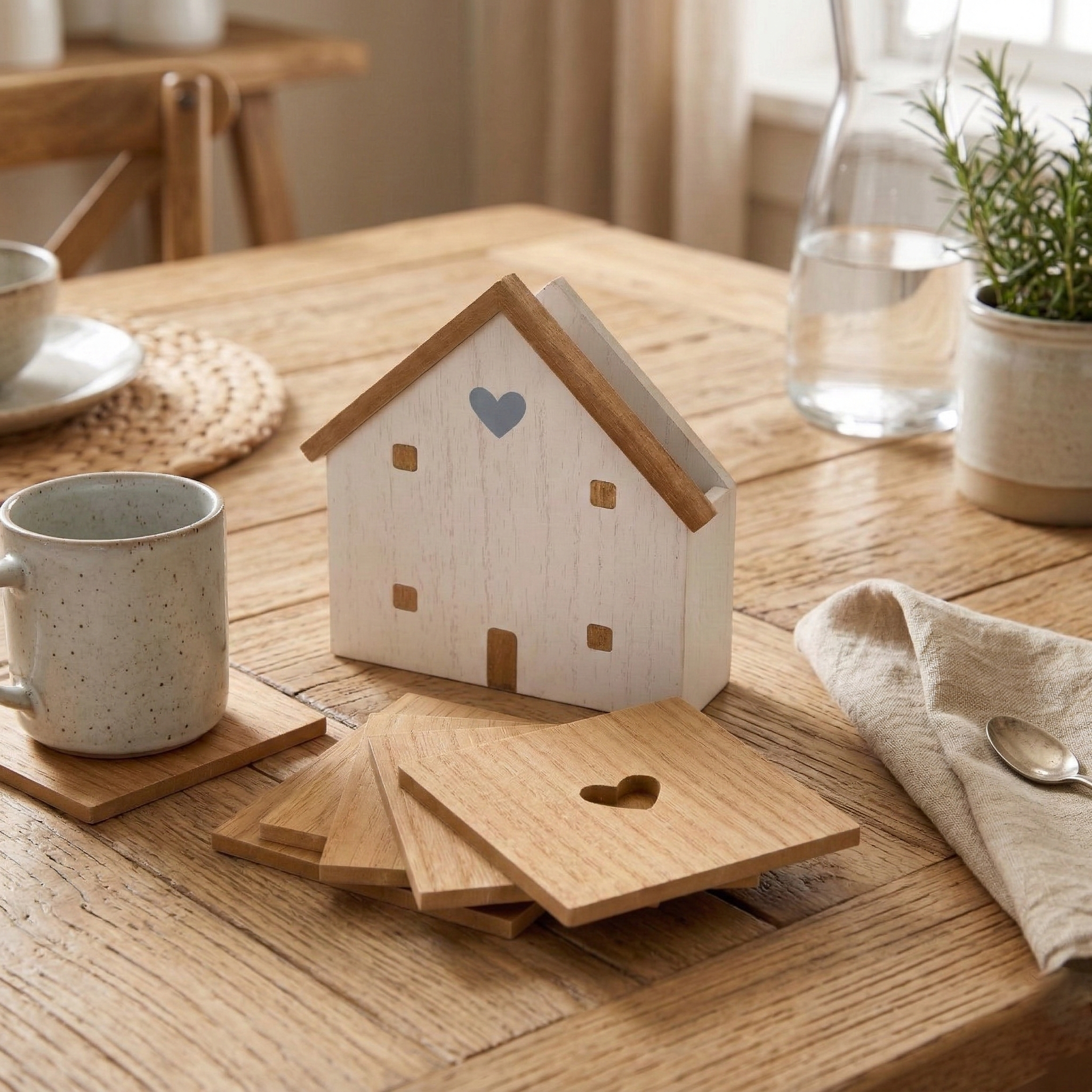 Sottobicchieri casette