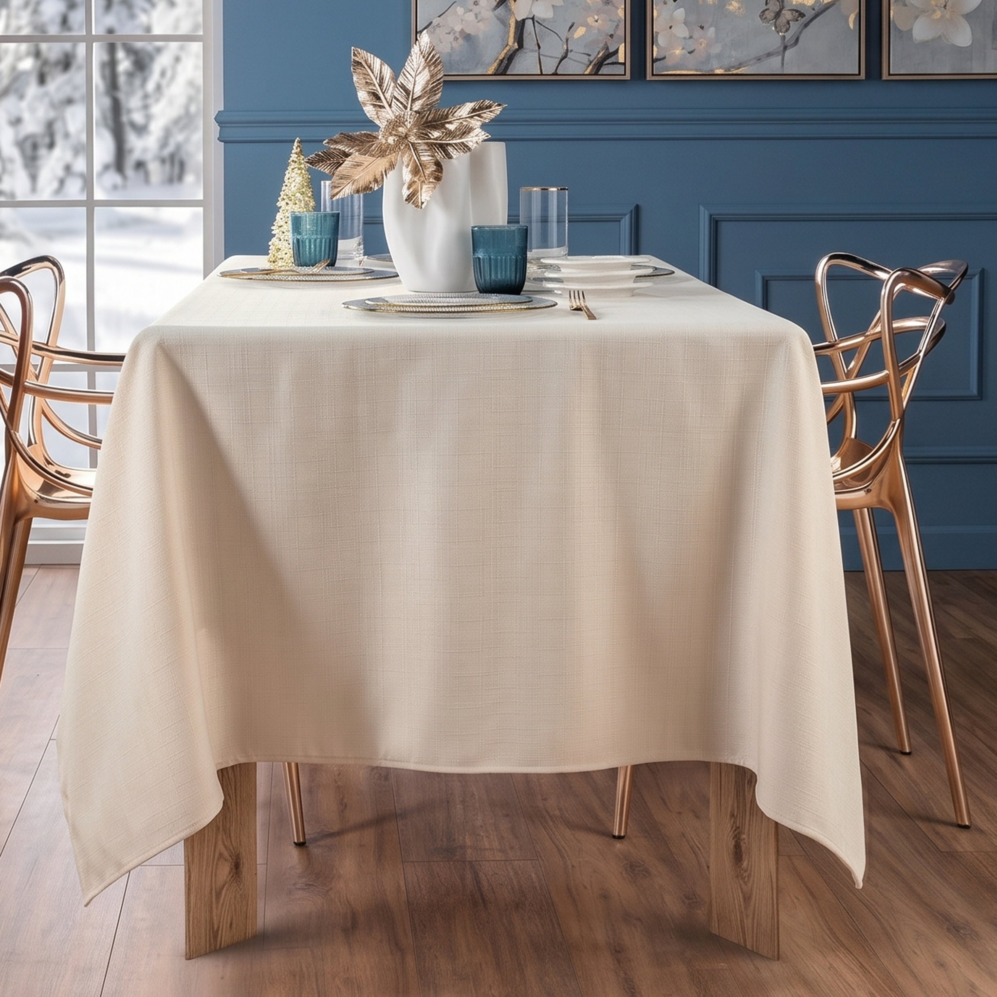 Tovaglia antimacchia 155x155cm Gelso