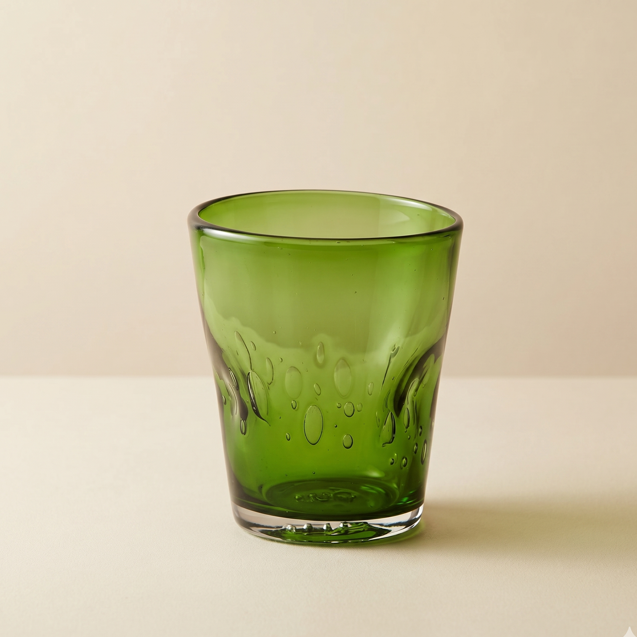 Bicchiere in vetro soffiato Memento Dune Glass Olive