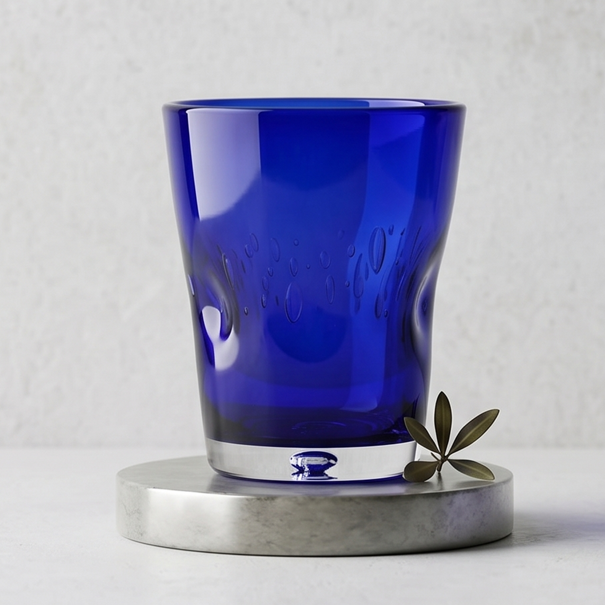 Bicchiere in vetro soffiato Memento Dune Glass Blue V
