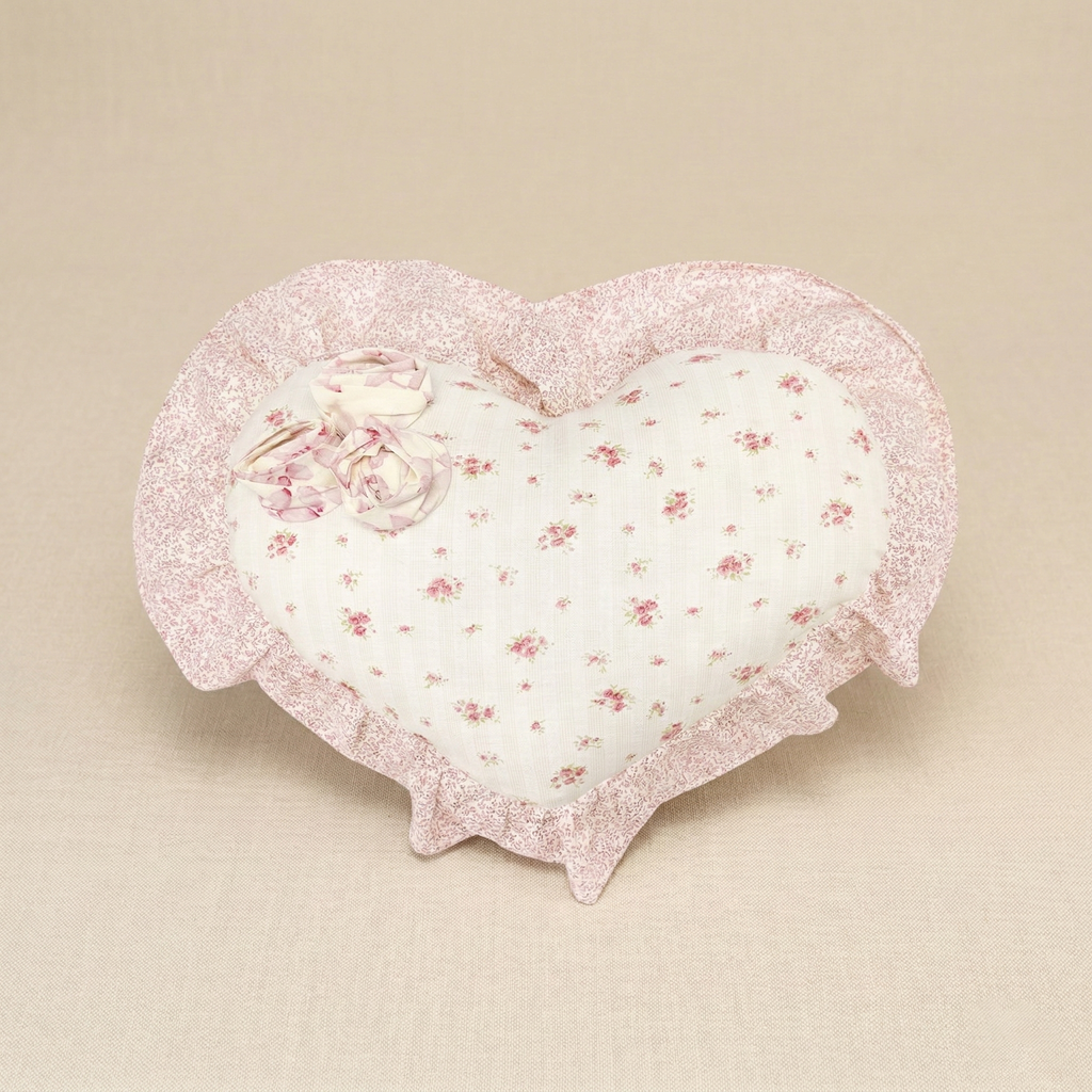 Cuscino cuore patchwork