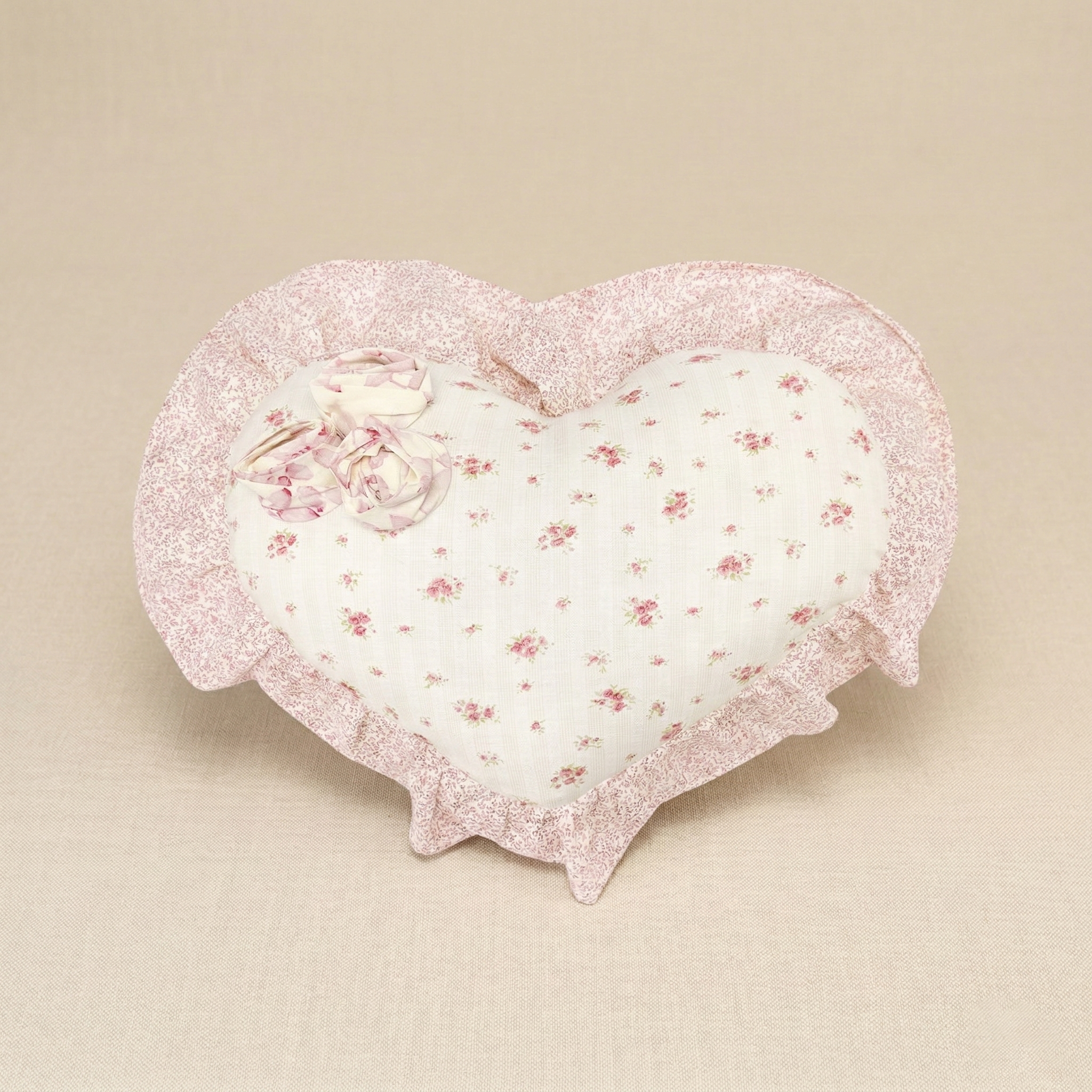 Cuscino cuore patchwork