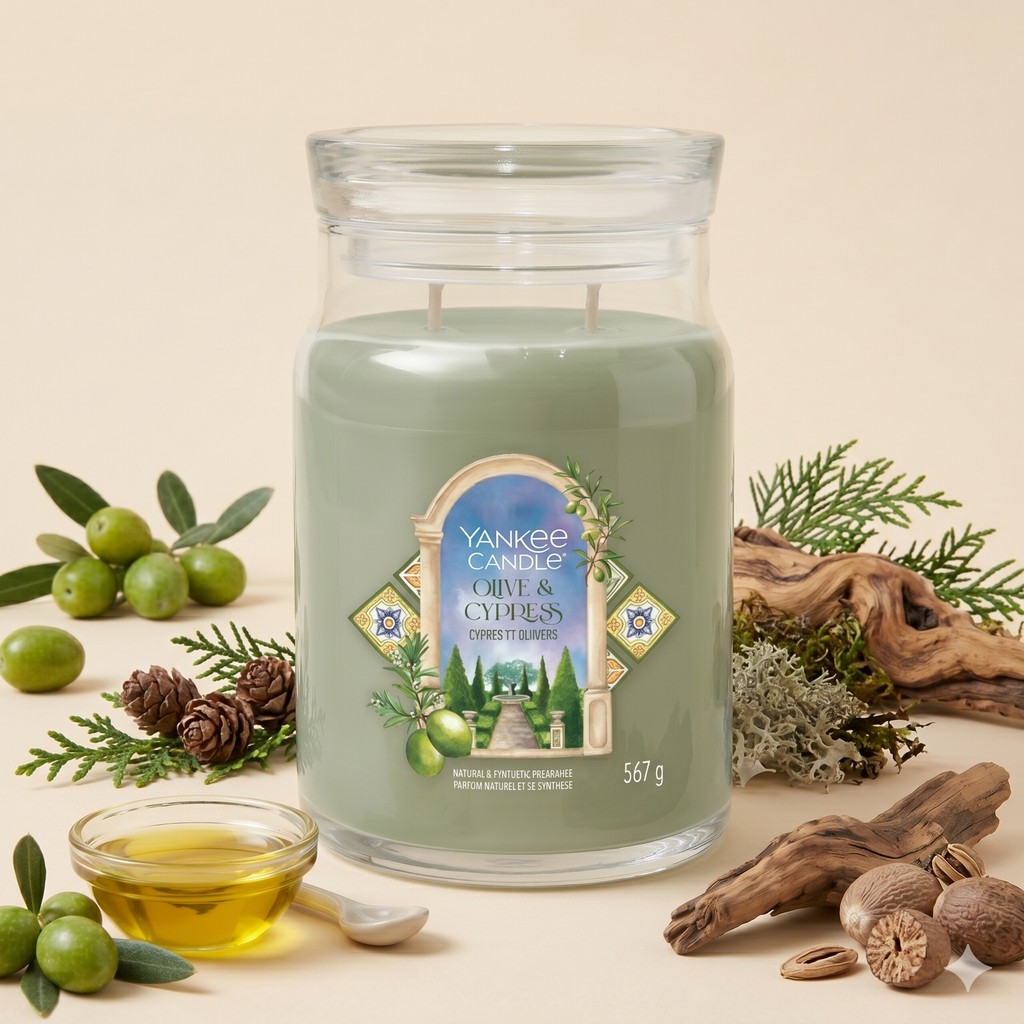 Yankee Candle Giara 567gr Olive & Cypress