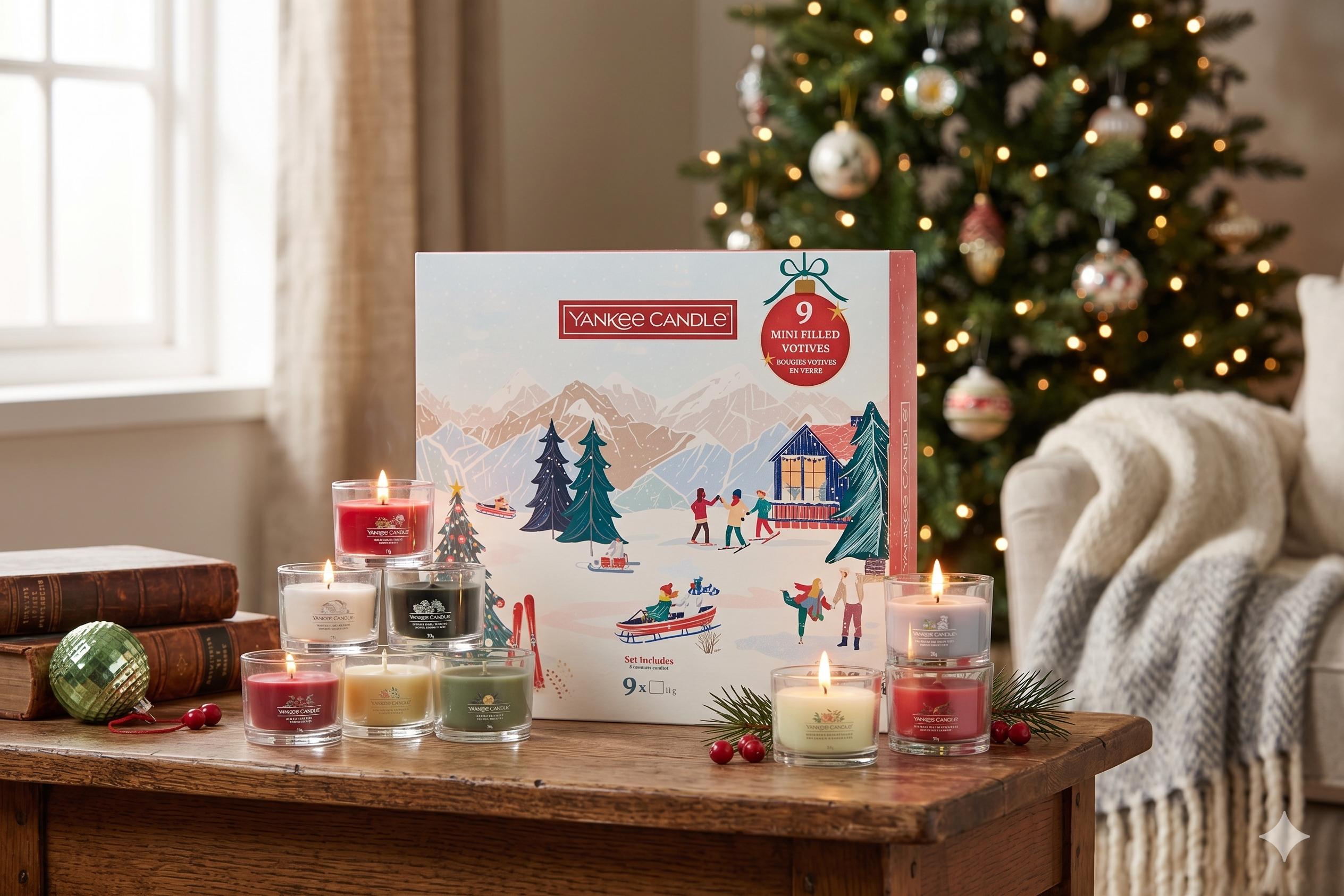 Yankee Candle Confezione regalo libro 9 candele mini