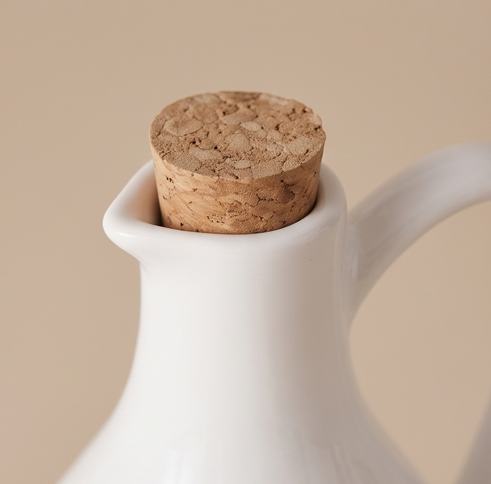 Bottiglia per olio o aceto in ceramica&nbsp;