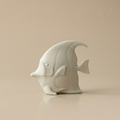 Pesce disco bianco 19cm Decor