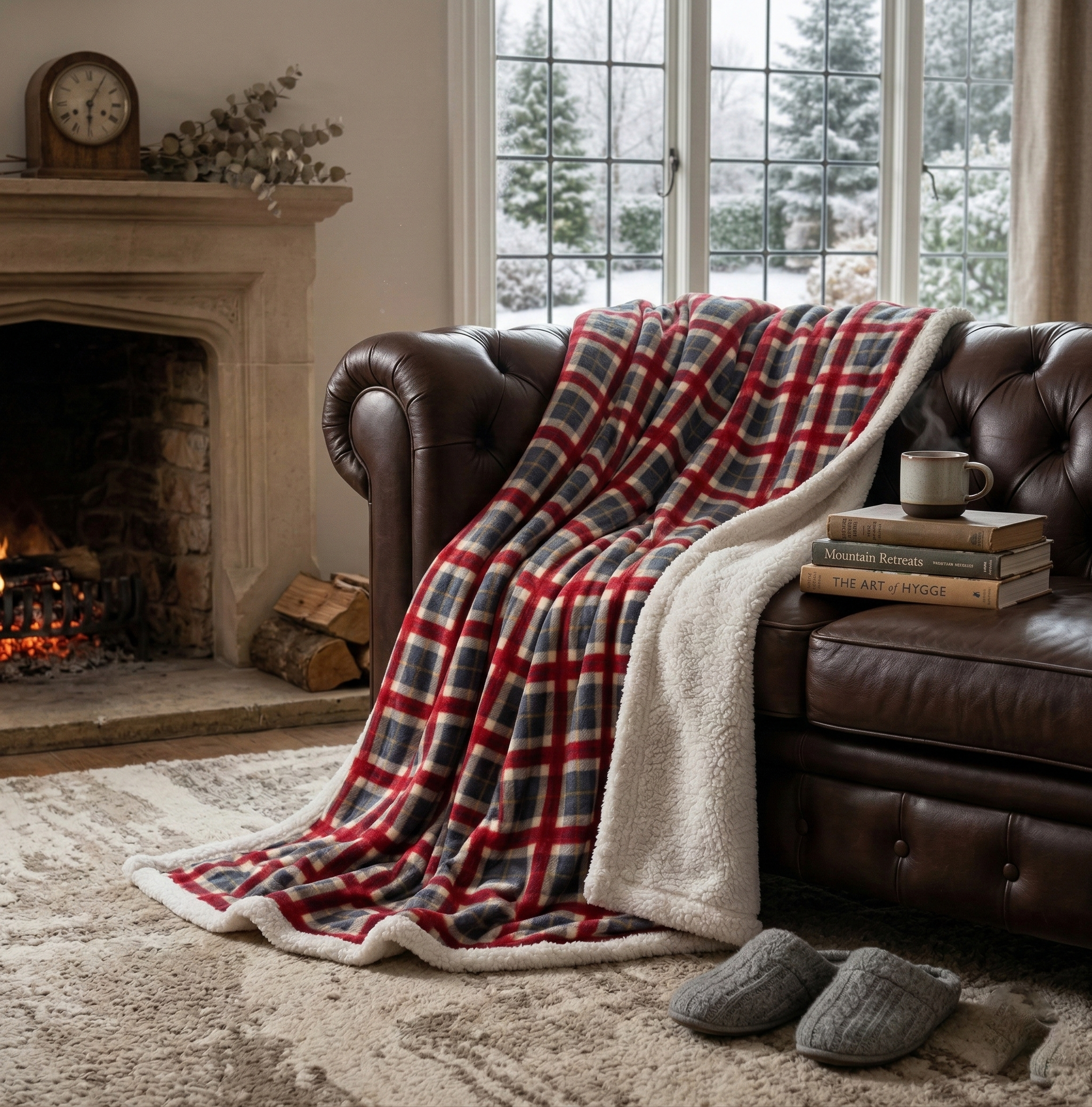 Plaid scozzese 130x160cm