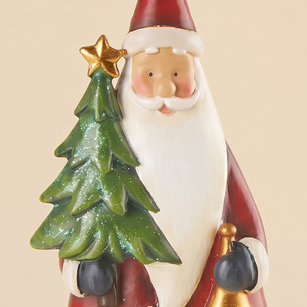 Babbo natale Allegria delle feste albero di Natale