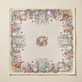 Tovaglia centrotavola Storie Fiorite 100x100cm