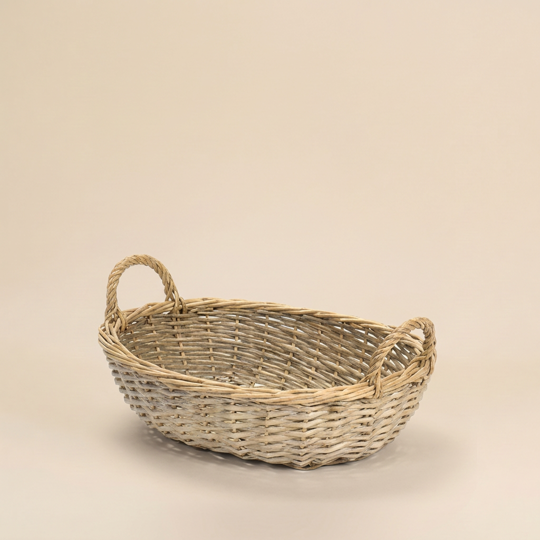 Cesto vimini con manici 39cm