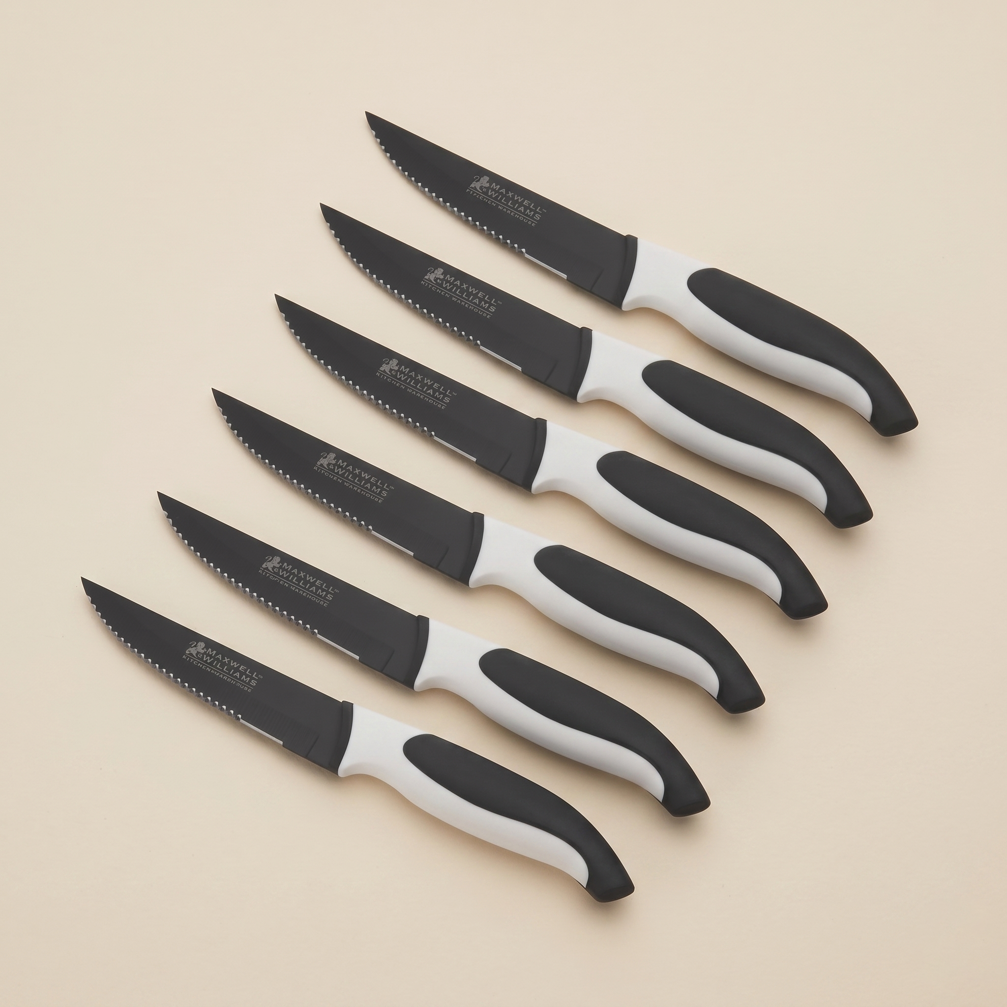 Set 6 coltelli Slice  & Dice neri