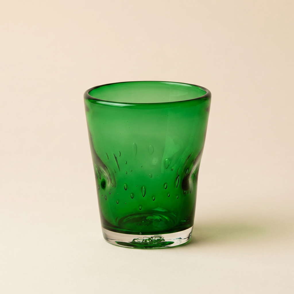 Bicchiere in vetro soffiato Memento Dune Glass Emerald