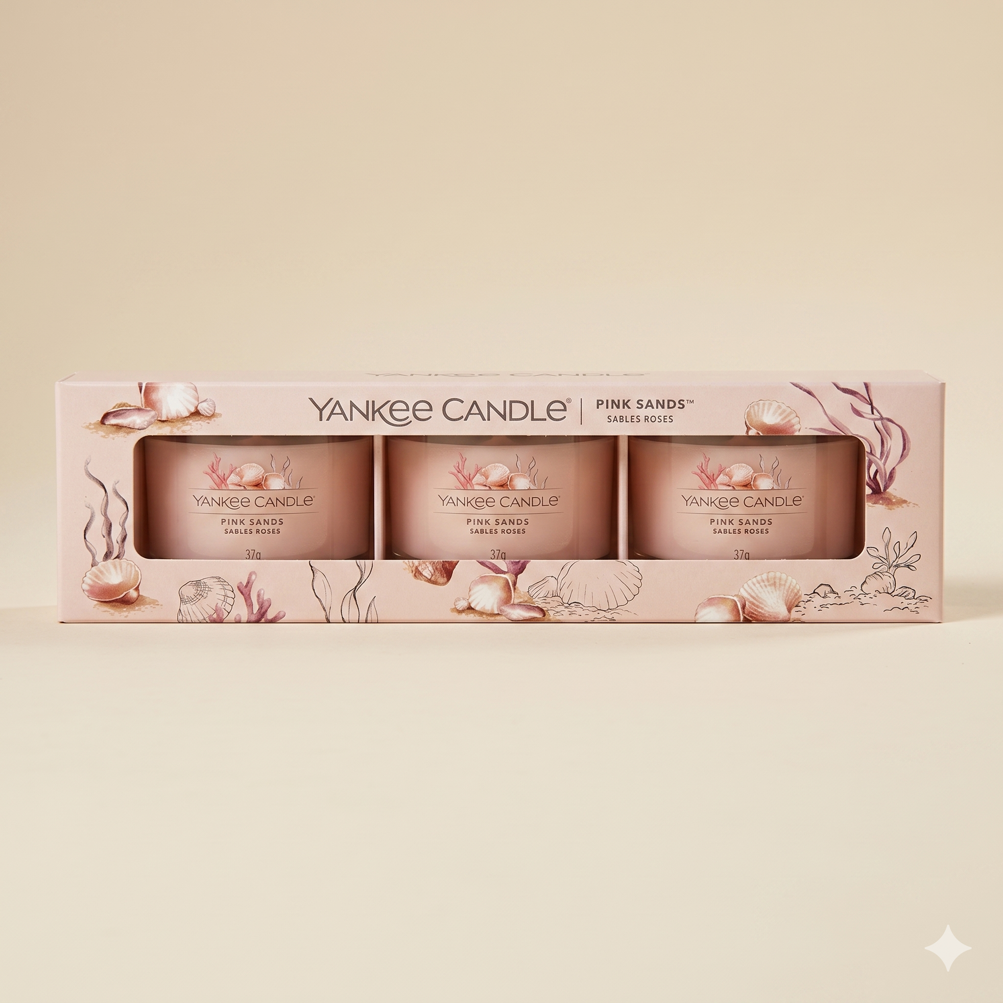 Yankee Candle set 3 mini candle Pink Sands