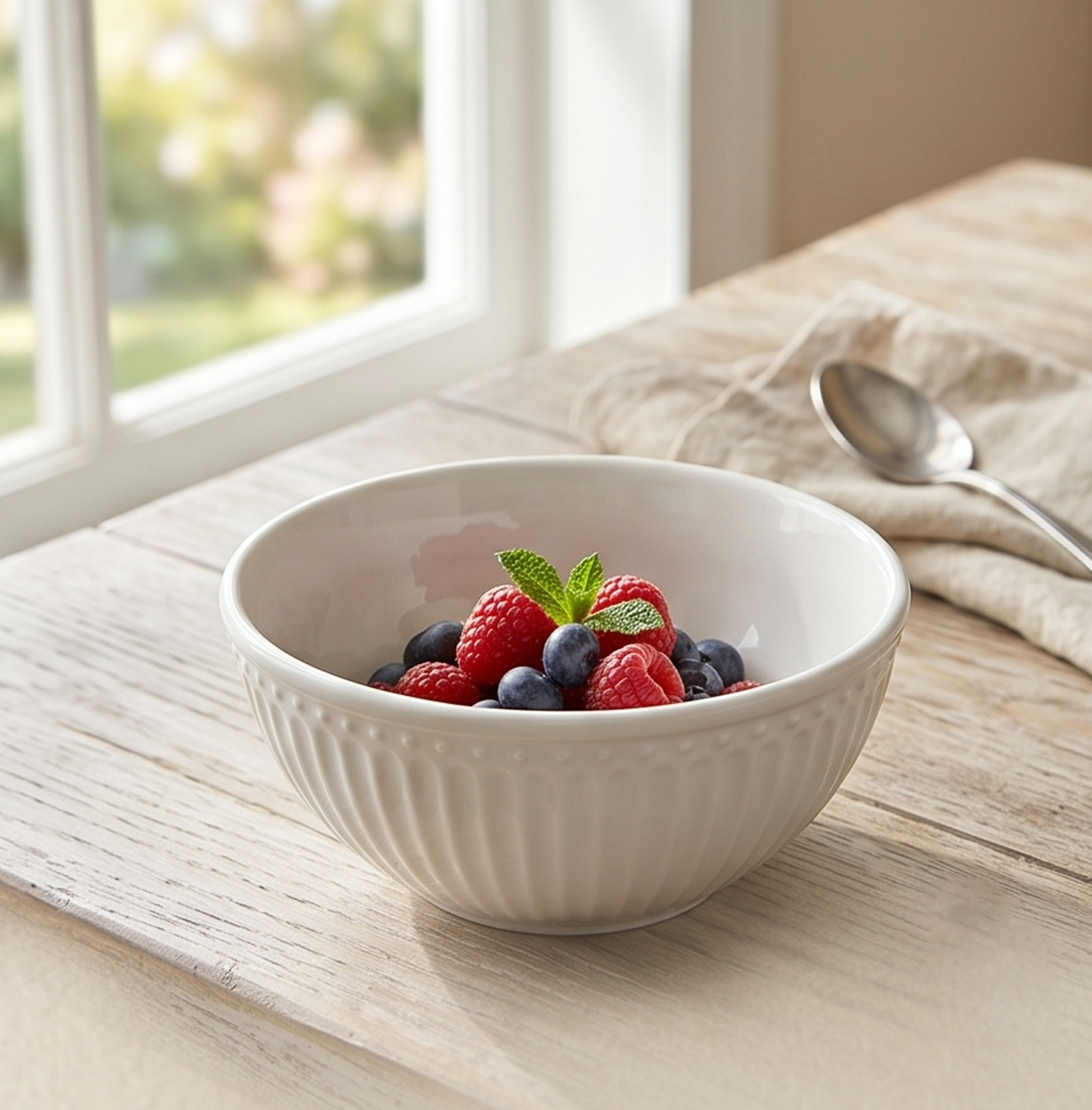 Ciotola Alice bianca