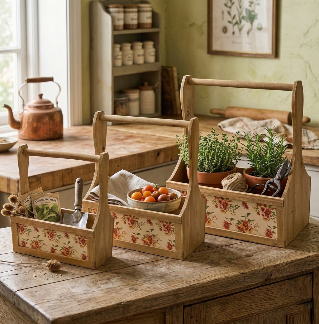 Contenitore con manico Amy 36,5cm