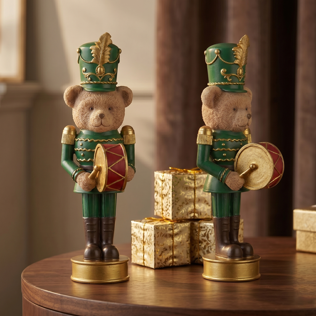 Orsetto Teddy Bear Orchestra h.36cm verde
