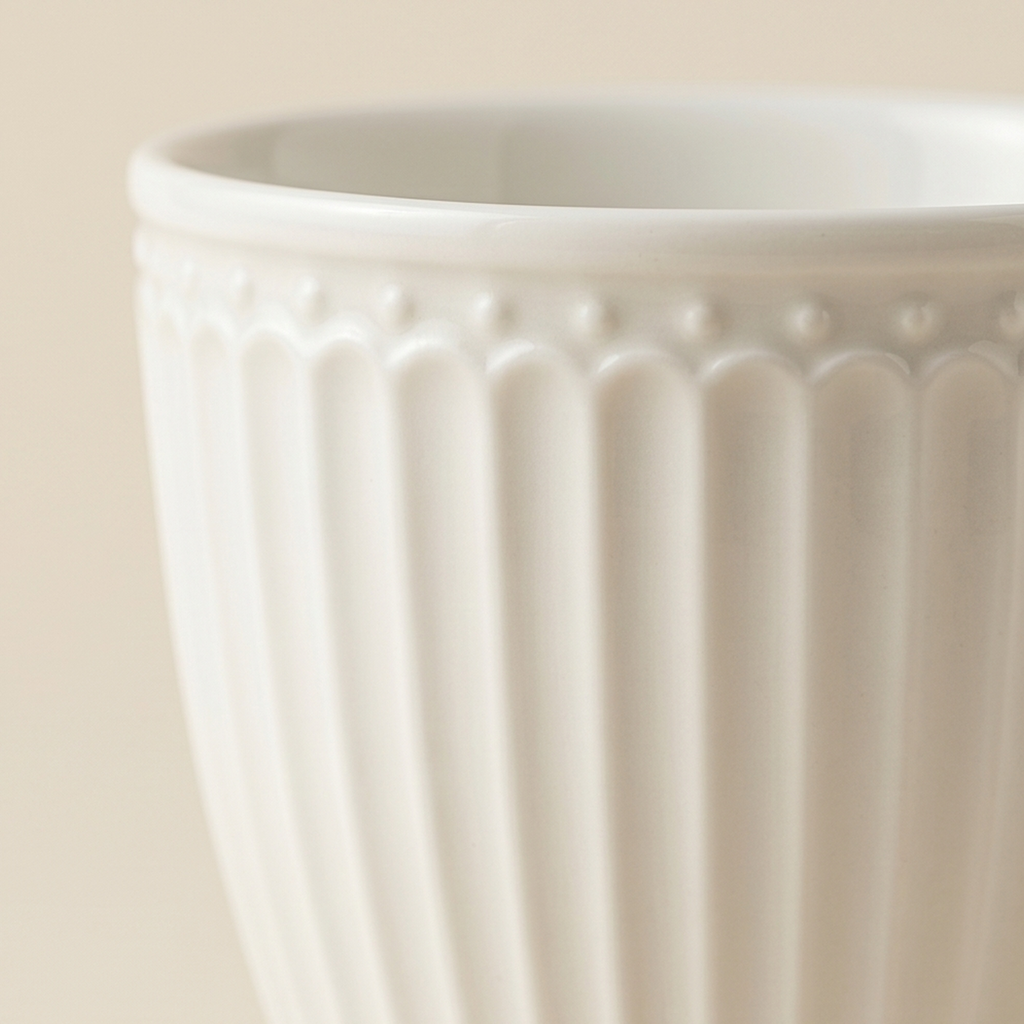 Mini latte cup Alice bianco