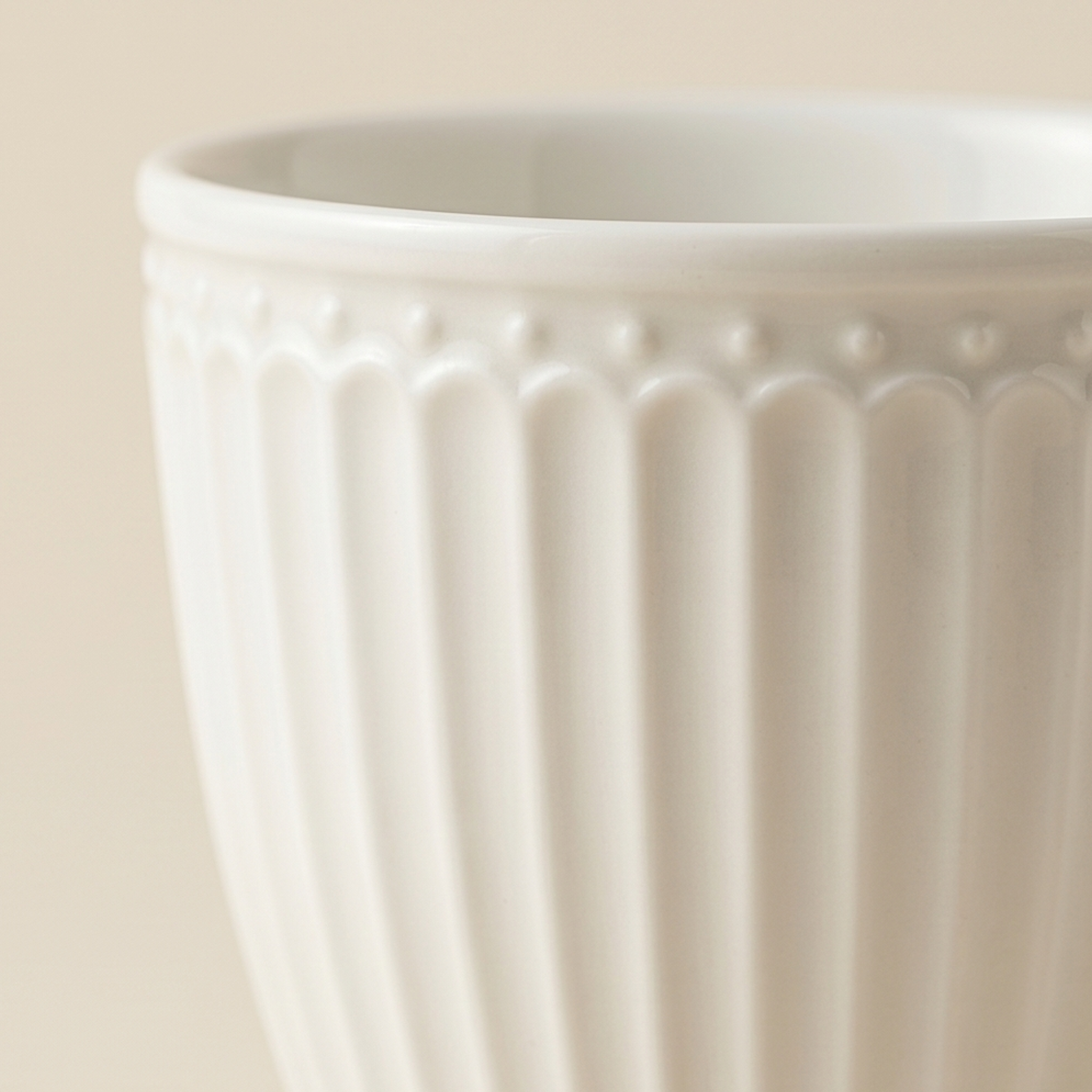 Mini latte cup Alice bianco