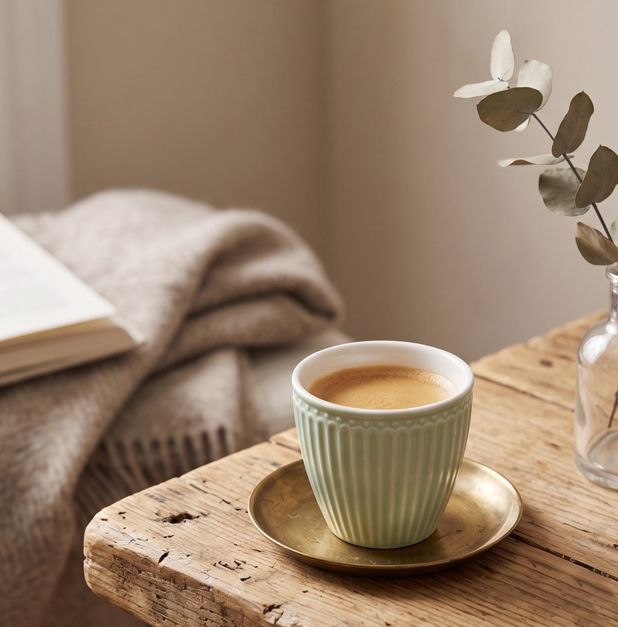 Latte cup Alice verde pastello