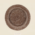 Vassoio sottopiatto rattan "Leonora"