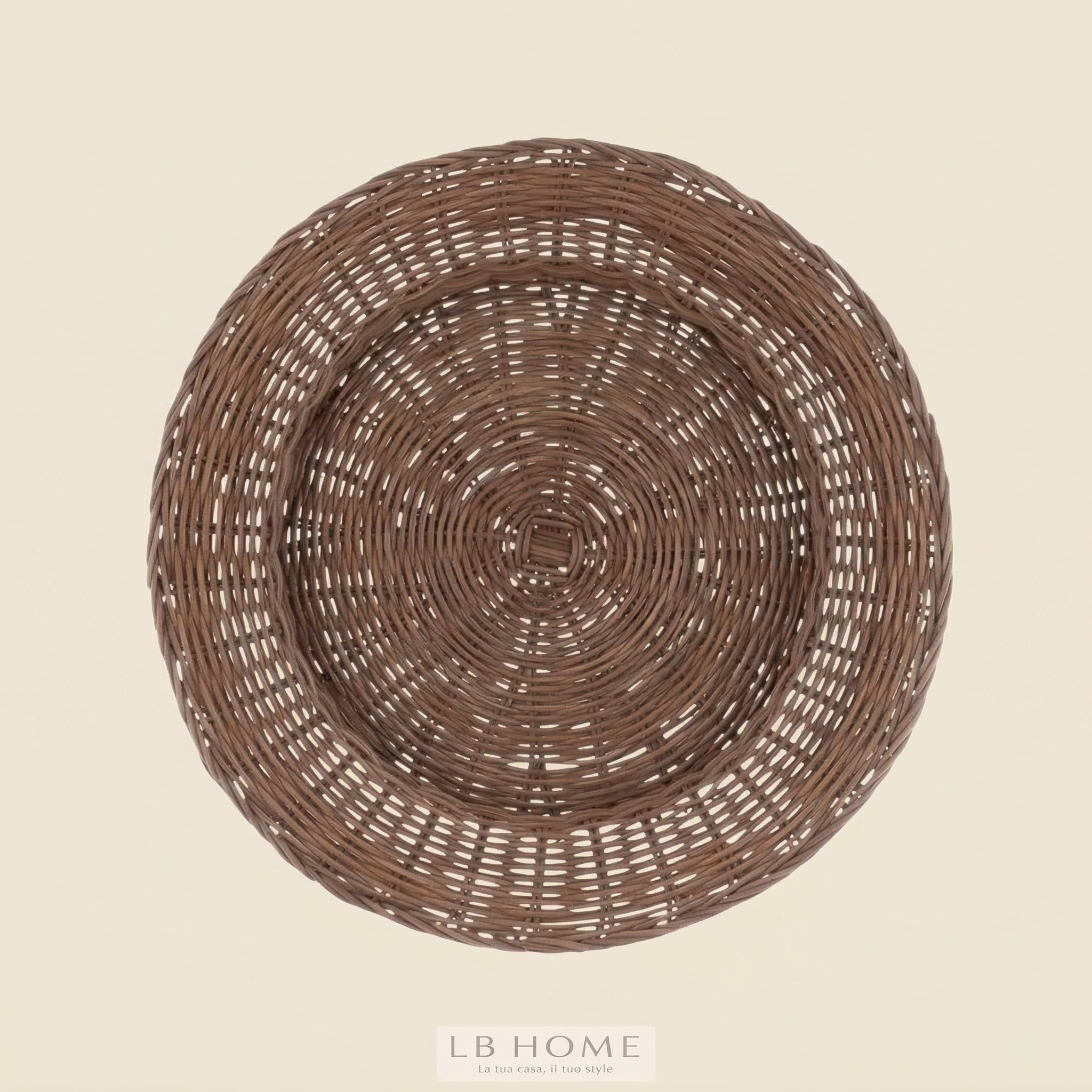 Vassoio sottopiatto rattan "Leonora"