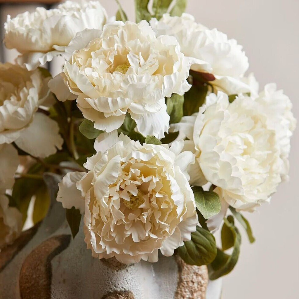 Mazzo peonie Epoque 50cm Piante e fiori artificiali