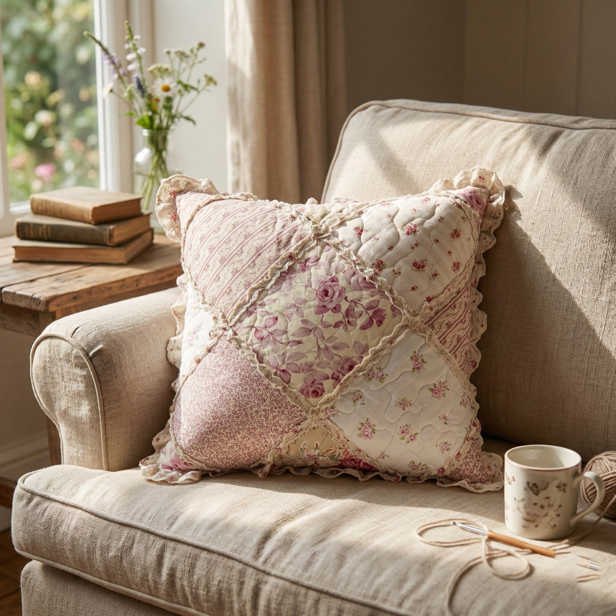 Cuscino patchwork