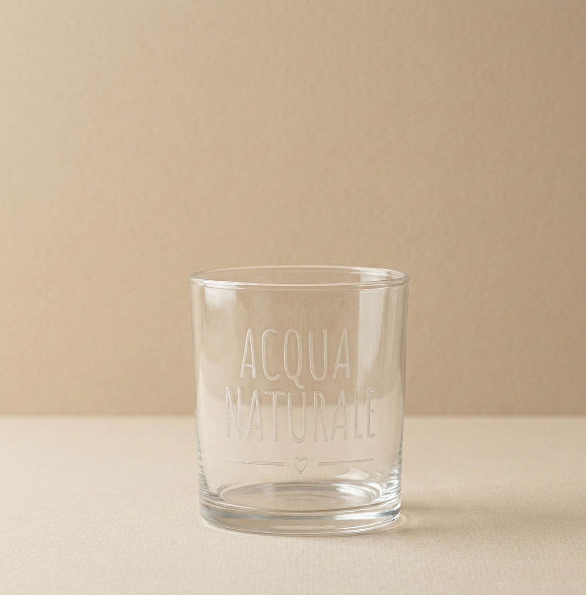 Set 6 bicchieri acqua naturale